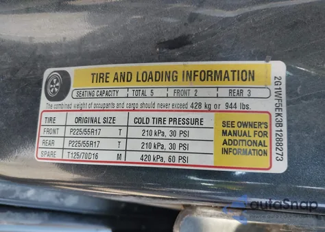 2011 Chevrolet Impala Ls z USA, uszkodzony, nr VIN 2G1WF5EK3B1288273